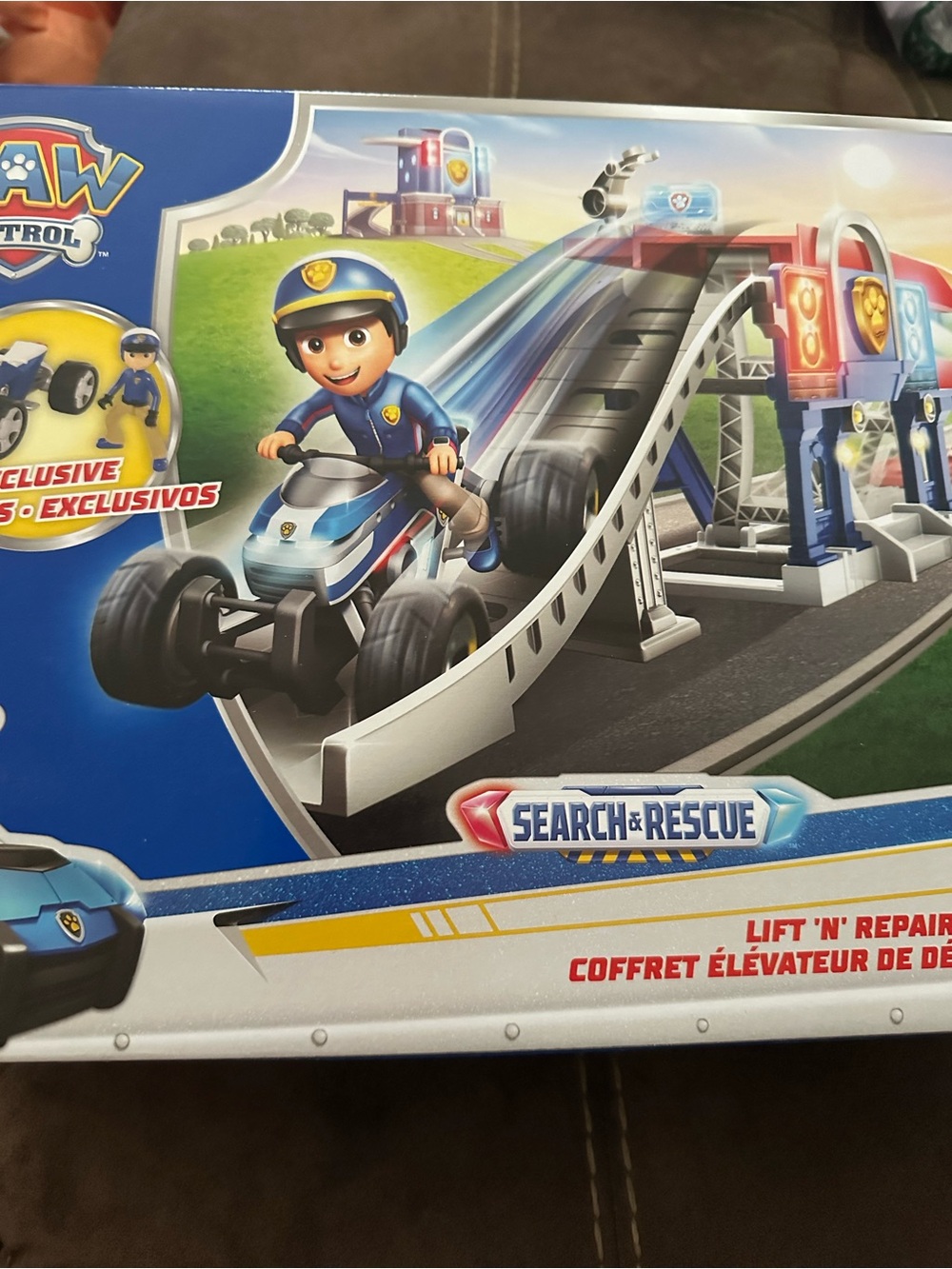 Paw Patrol Blue and White Search & Rescue Lift ’N’ Repair Playset